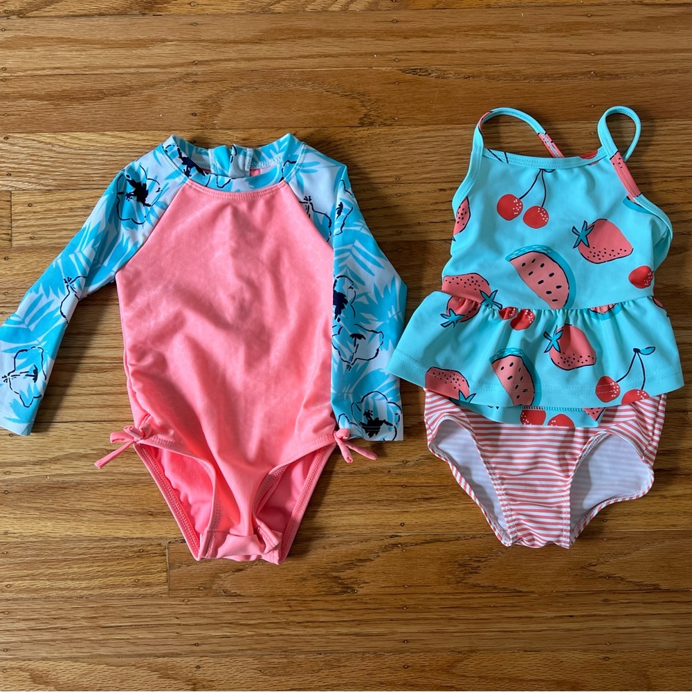 12 M Swimsuit bundle Cat &Jack/Carter’s